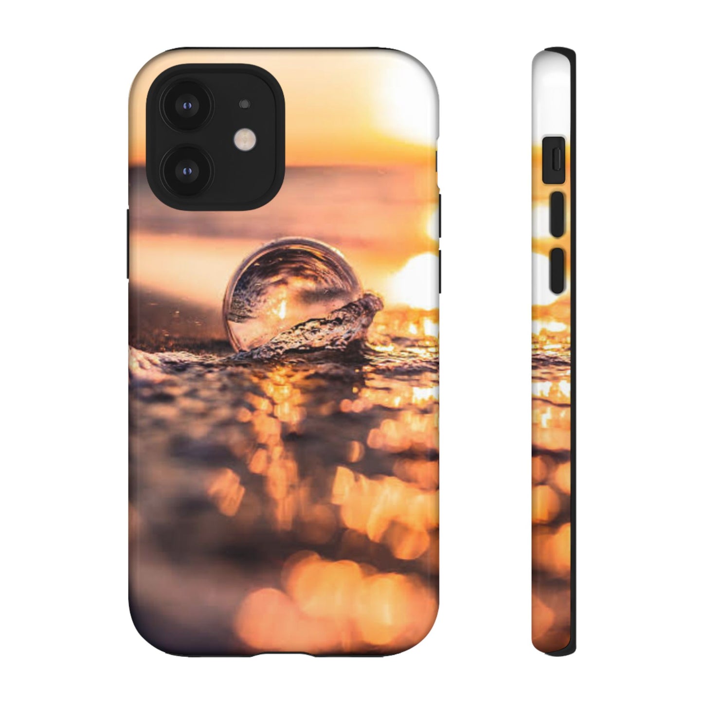 Sunset Bubble Phone Case, Tough Cases, Beach Lover Gift, Summer Vibes, Cell Phone Accessories, Unique Design, Nature Photography