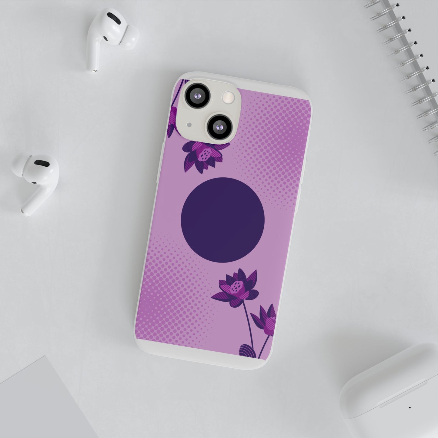 Stylish Floral Flexi Cases for Phone, Cute Phone Cover, Trendy Cell Phone Protection, Gift for Her, Birthday Party Accessory