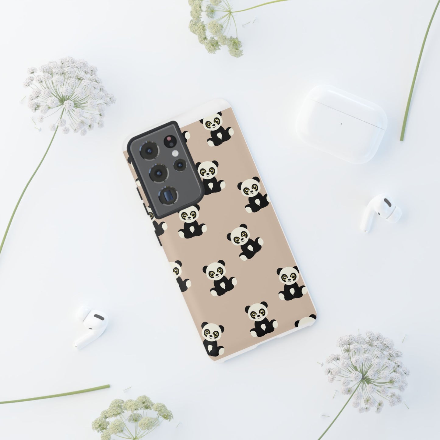 Panda Phone Case, Cute Phone Cover, Animal Print Case, Tough Phone Protector, Gift for Animal Lovers, Kawaii Aesthetic