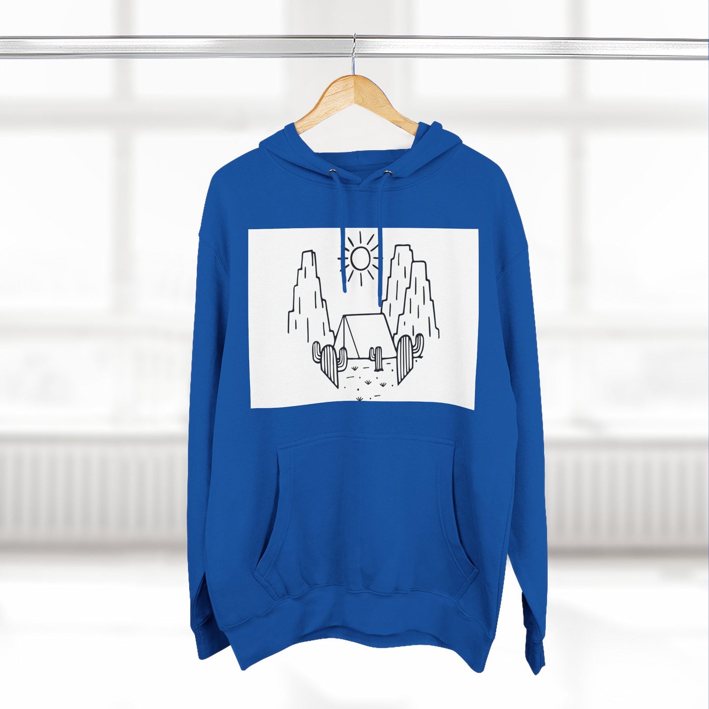 Cozy Adventure Hoodie, Graphic Fleece Pullover, Outdoor Fun Apparel, Gift for Nature Lovers, Travel Companion