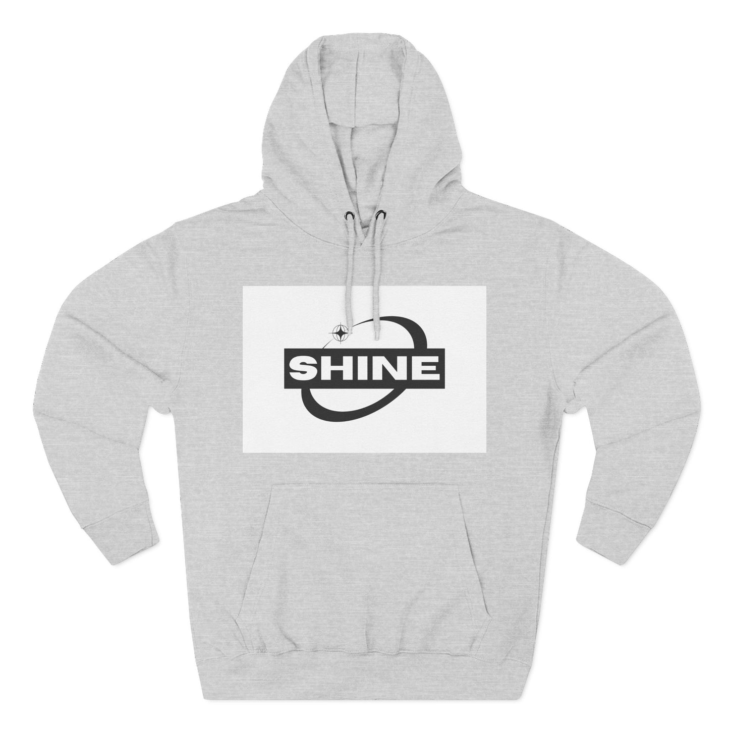 Shine & Aspire Fleece Hoodie - Cozy Sweatshirt for Inspiration, Perfect for Gifts, Winter Wear, Motivational Apparel, Casual Style