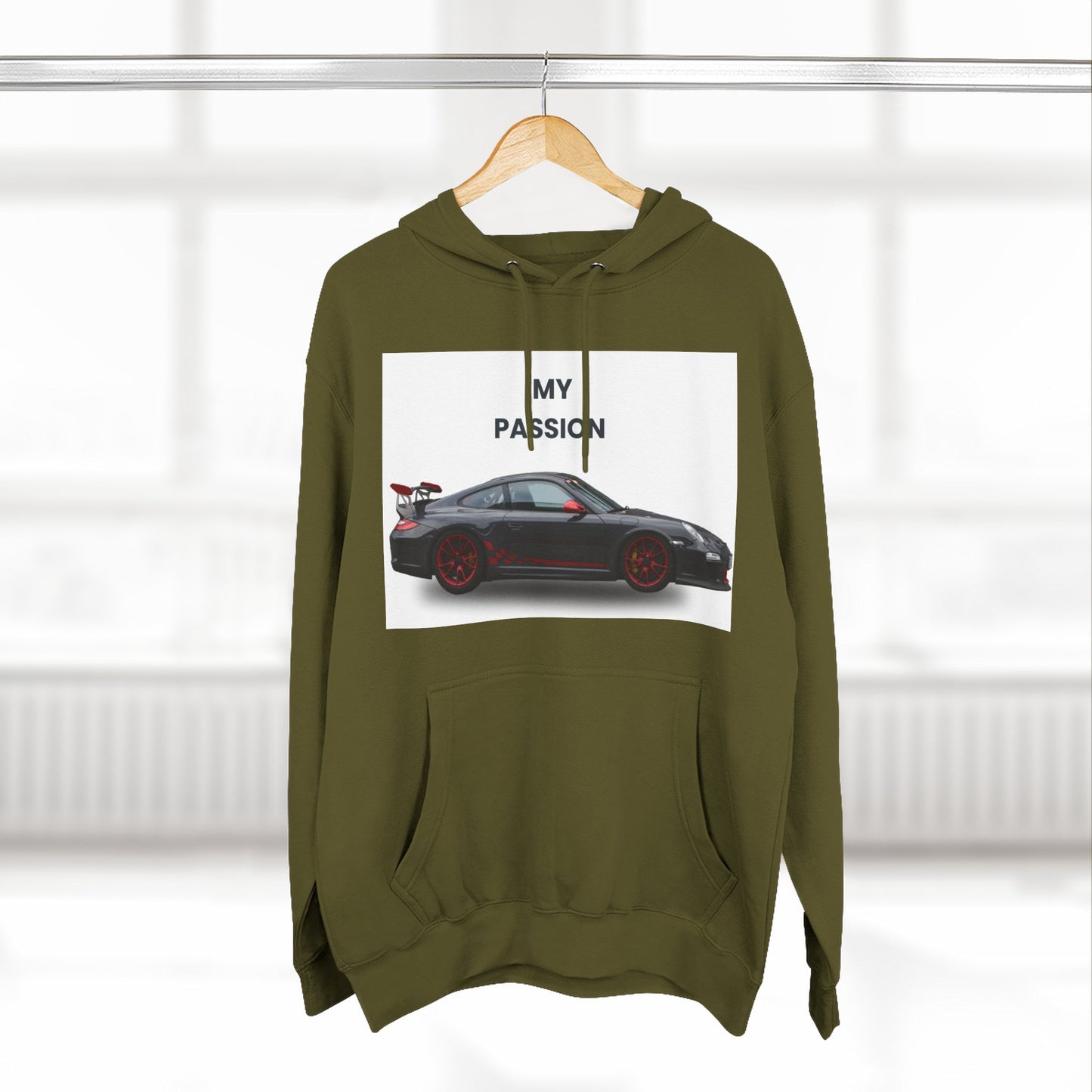 Cool Car Enthusiast Hoodie, Graphic Fleece Sweatshirt, Auto Lover Gift, Motorsport Apparel, Car-Themed Hoodie