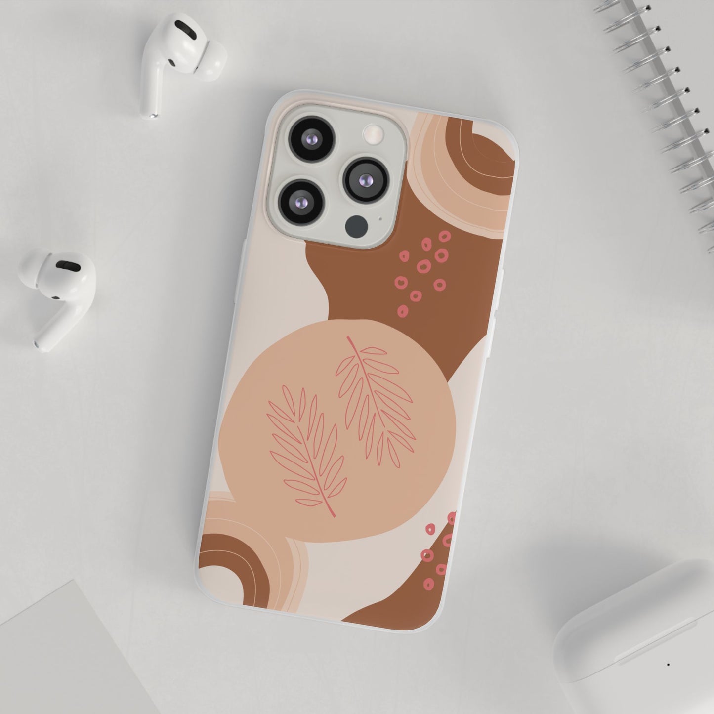 Boho Chic Flexi Cases | Trendy Phone Cover, Gifts for Her, Modern Design, Aesthetic Accessories, Nature-Inspired