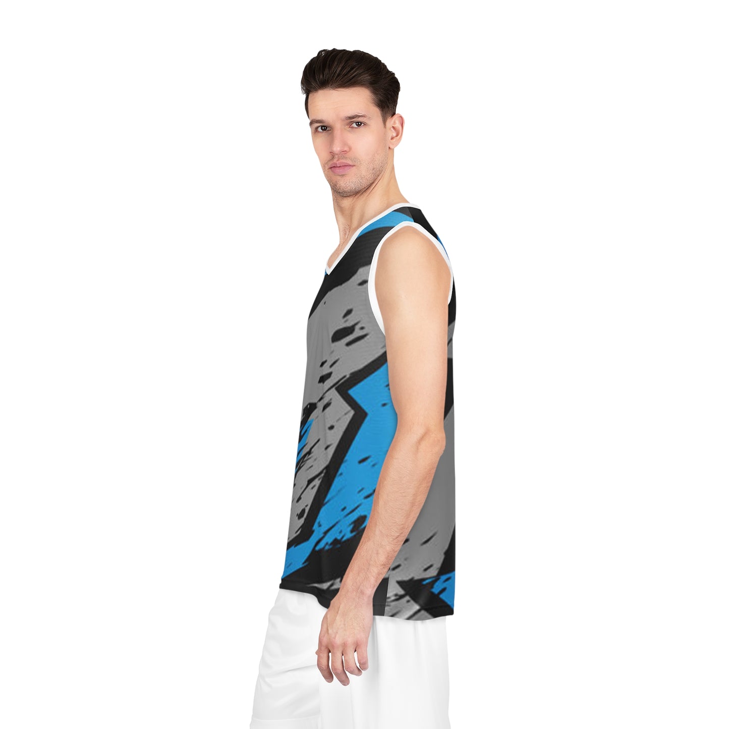 Vibrant Basketball Jersey, Sporty Athletic Wear, Gaming Gear, Workout Apparel, Team Spirit Clothing, Casual Sportswear