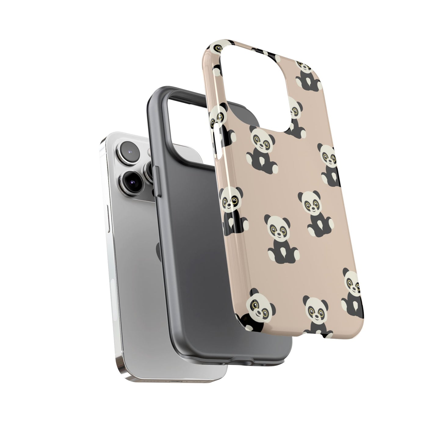 Panda Phone Case, Cute Phone Cover, Animal Print Case, Tough Phone Protector, Gift for Animal Lovers, Kawaii Aesthetic