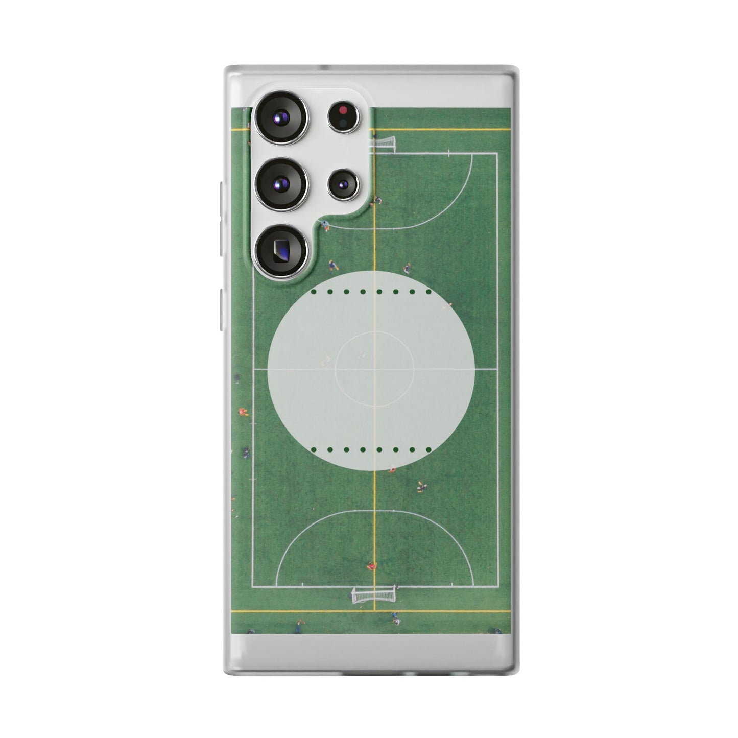 Soccer Field Phone Cases, Sporty Flexi Cases for Sports Lovers, Gift for Athletes, Unique Phone Cover, Perfect for Game Day