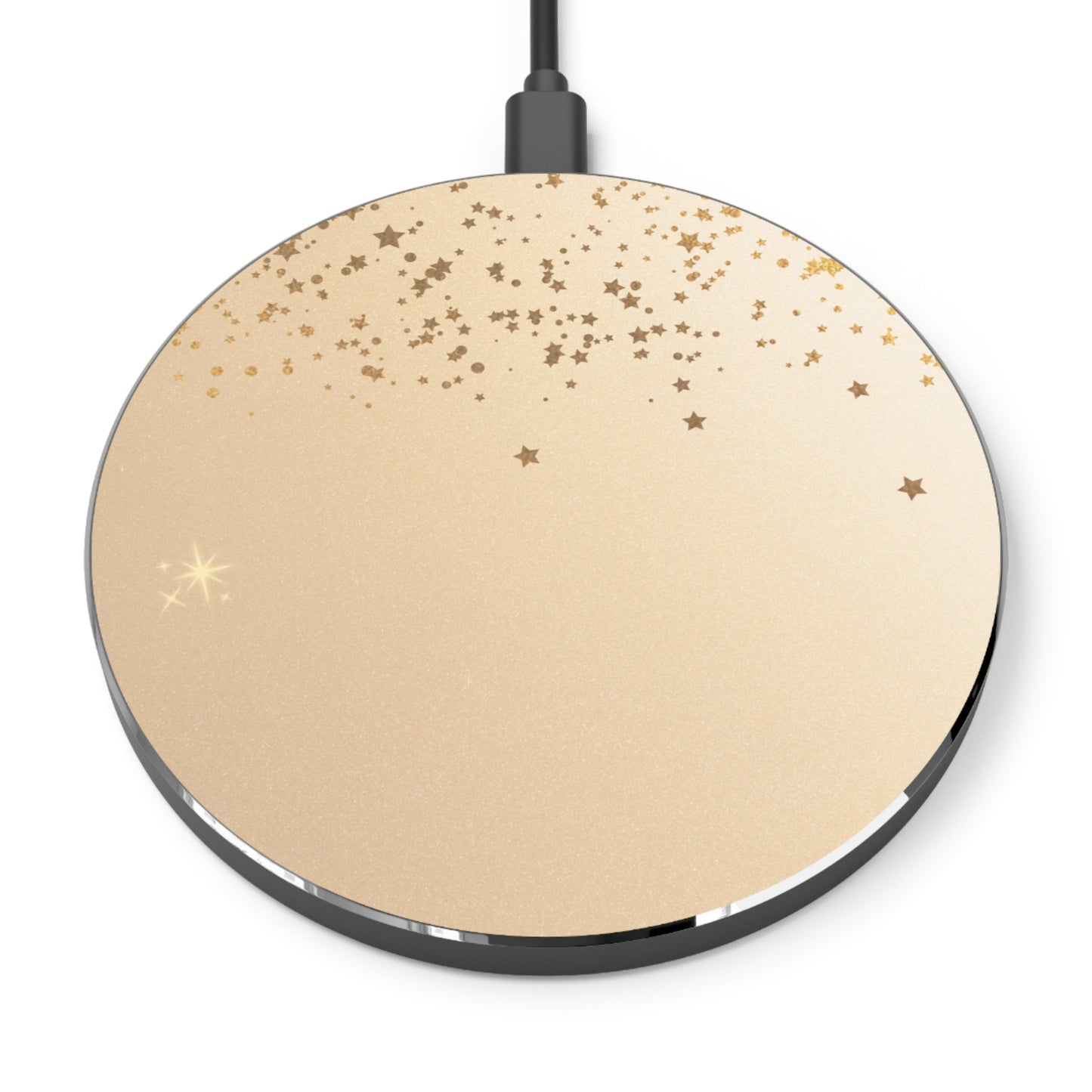 Wireless Charger, Modern Phone Charger, Sleek Charging Pad, Tech Gift for Him/Her, USB Wireless Dock