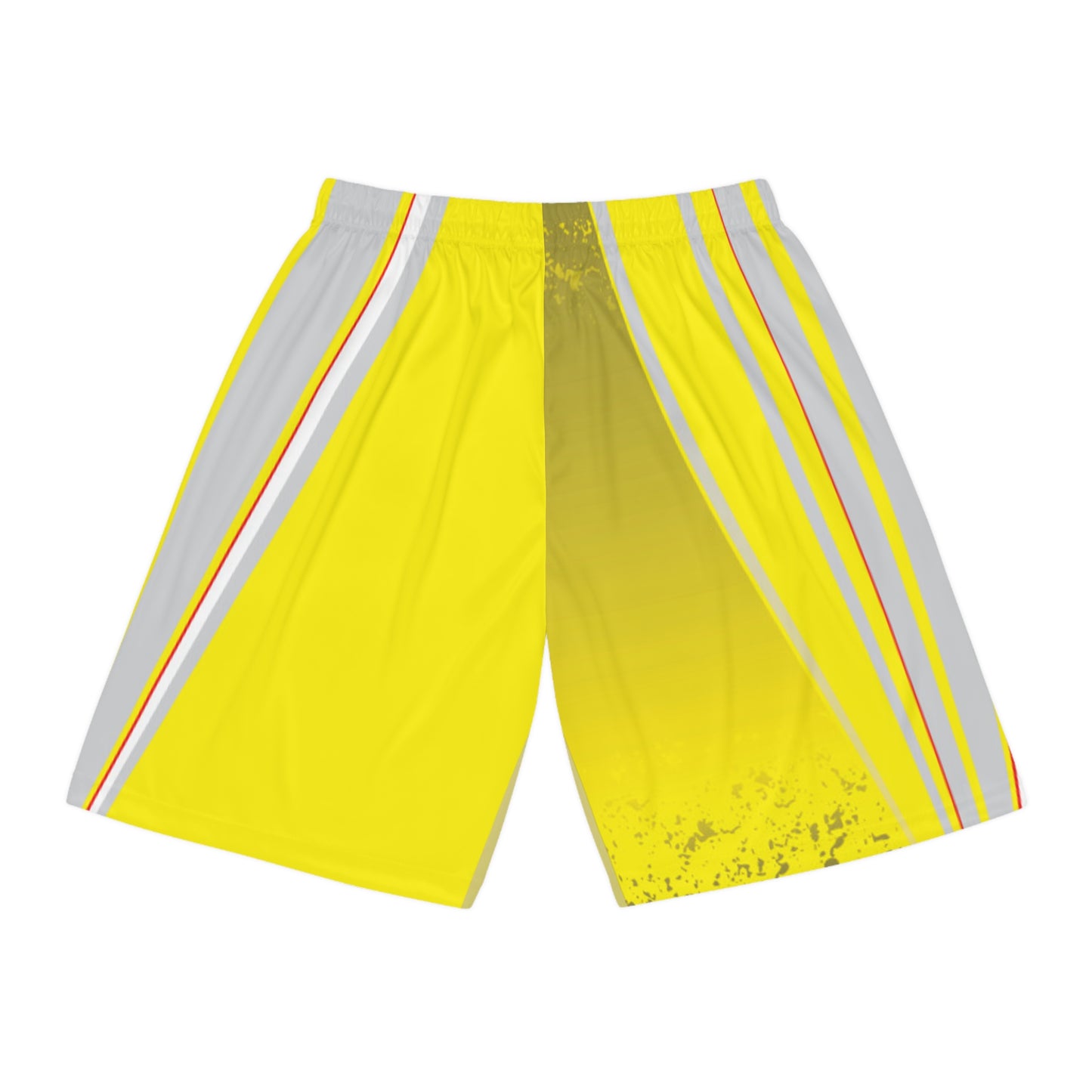 Bold Yellow Basketball Shorts - Summer Sportswear, Casual Athletic Wear, Gym Fitness Gear, Outdoor Activity Shorts, Gift for Athletes