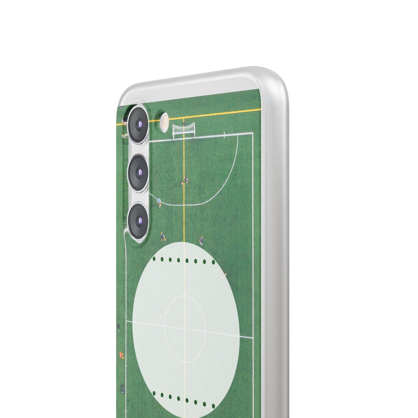 Soccer Field Phone Cases, Sporty Flexi Cases for Sports Lovers, Gift for Athletes, Unique Phone Cover, Perfect for Game Day