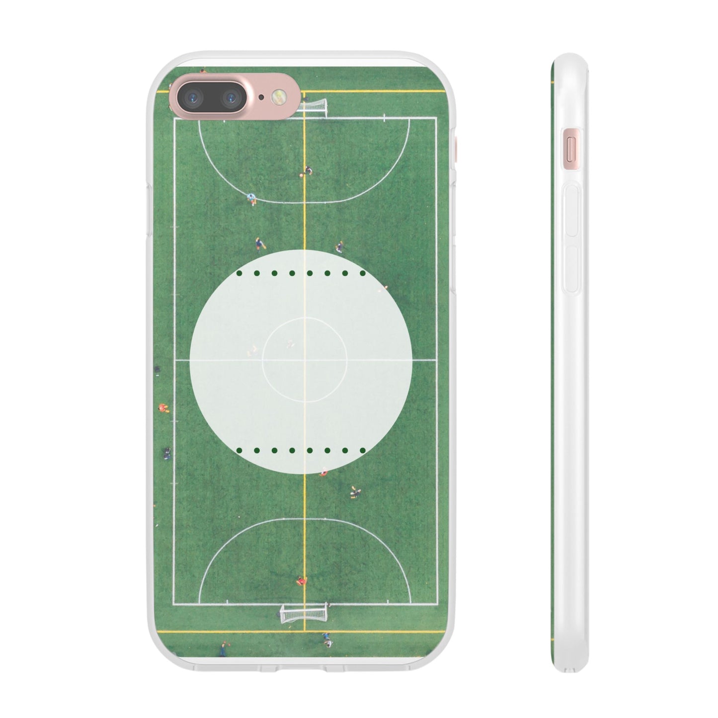 Soccer Field Phone Cases, Sporty Flexi Cases for Sports Lovers, Gift for Athletes, Unique Phone Cover, Perfect for Game Day