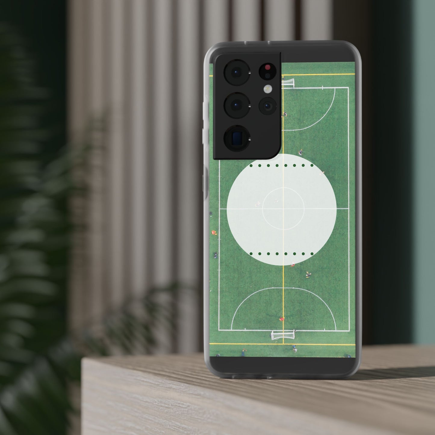 Soccer Field Phone Cases, Sporty Flexi Cases for Sports Lovers, Gift for Athletes, Unique Phone Cover, Perfect for Game Day