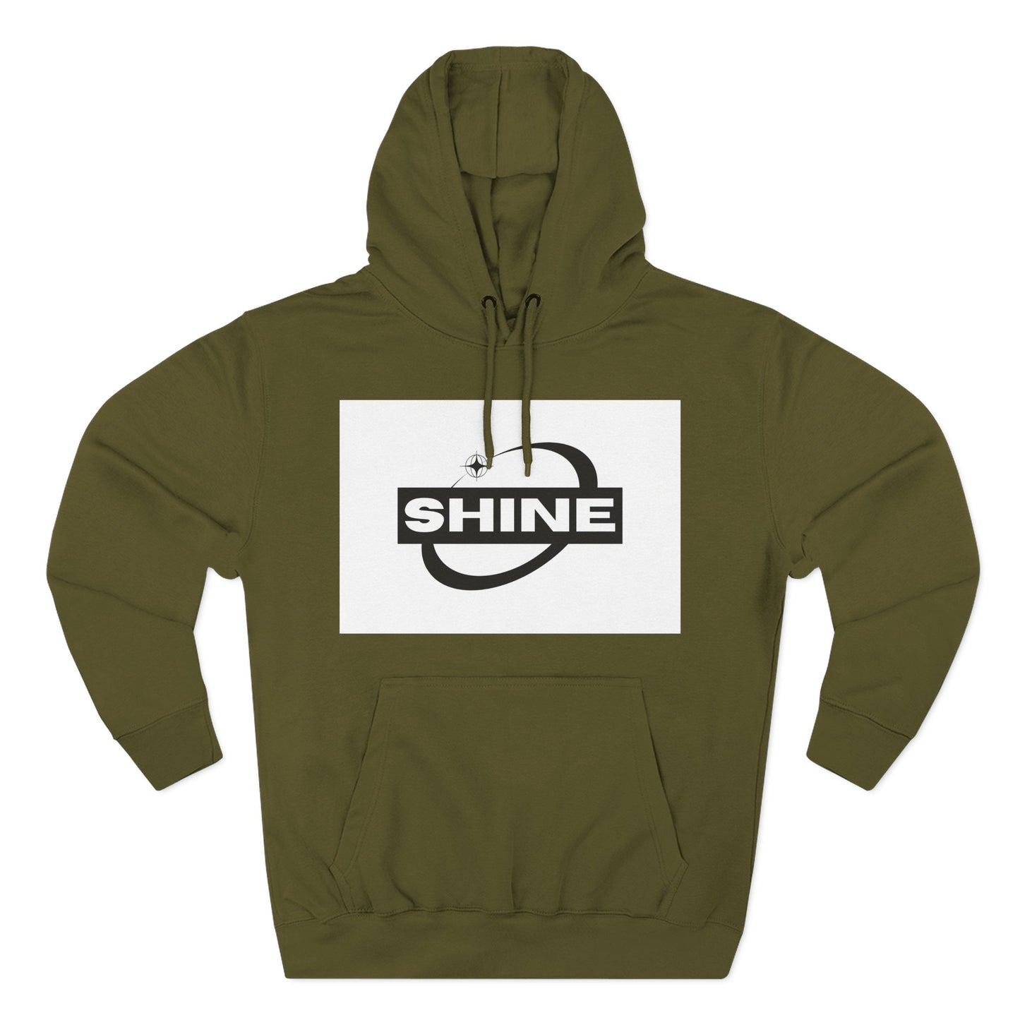 Shine & Aspire Fleece Hoodie - Cozy Sweatshirt for Inspiration, Perfect for Gifts, Winter Wear, Motivational Apparel, Casual Style