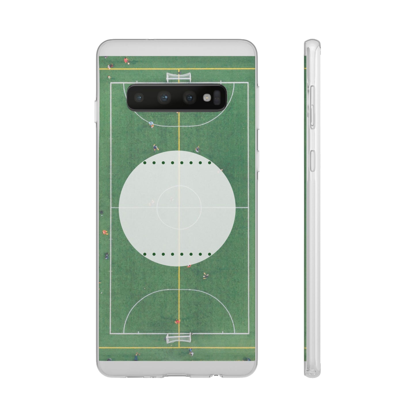 Soccer Field Phone Cases, Sporty Flexi Cases for Sports Lovers, Gift for Athletes, Unique Phone Cover, Perfect for Game Day