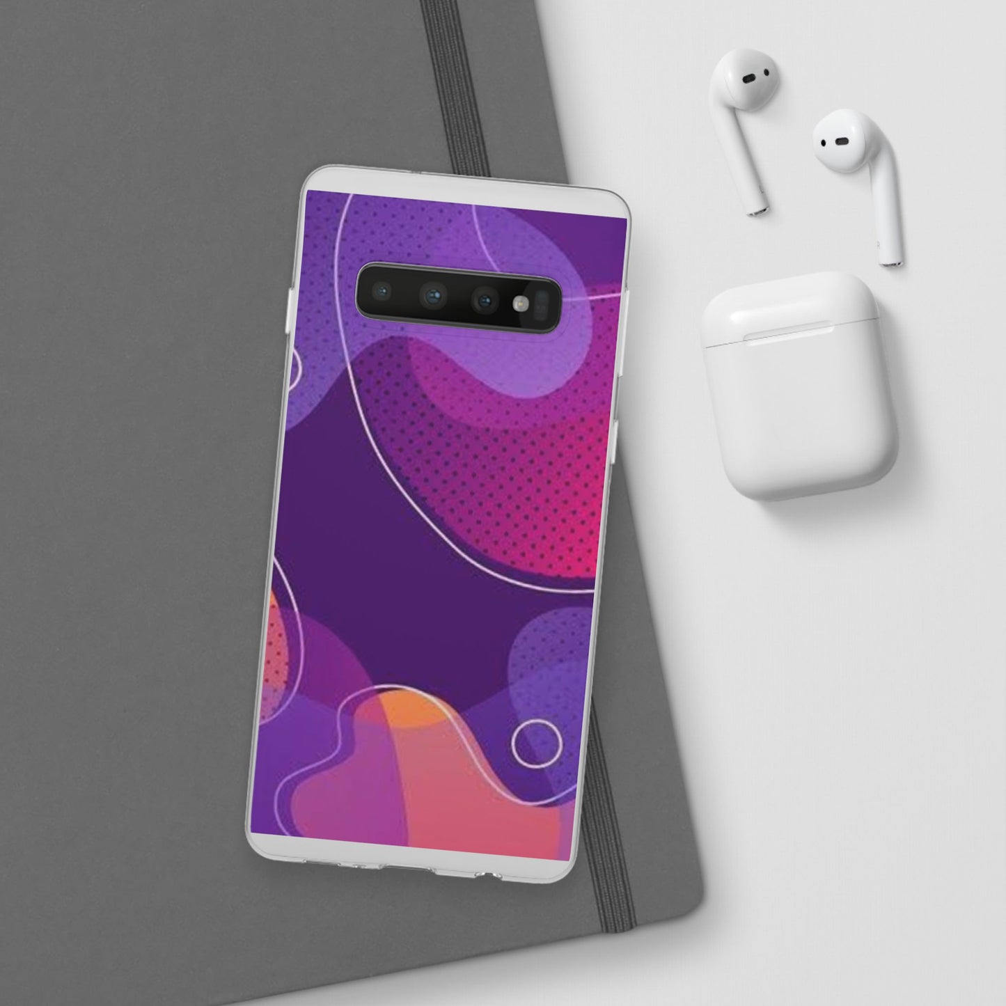 Colorful Abstract Phone Case, Trendy Smartphone Cover, Vibrant Phone Accessory, Gift for Her, Modern Trendy Design