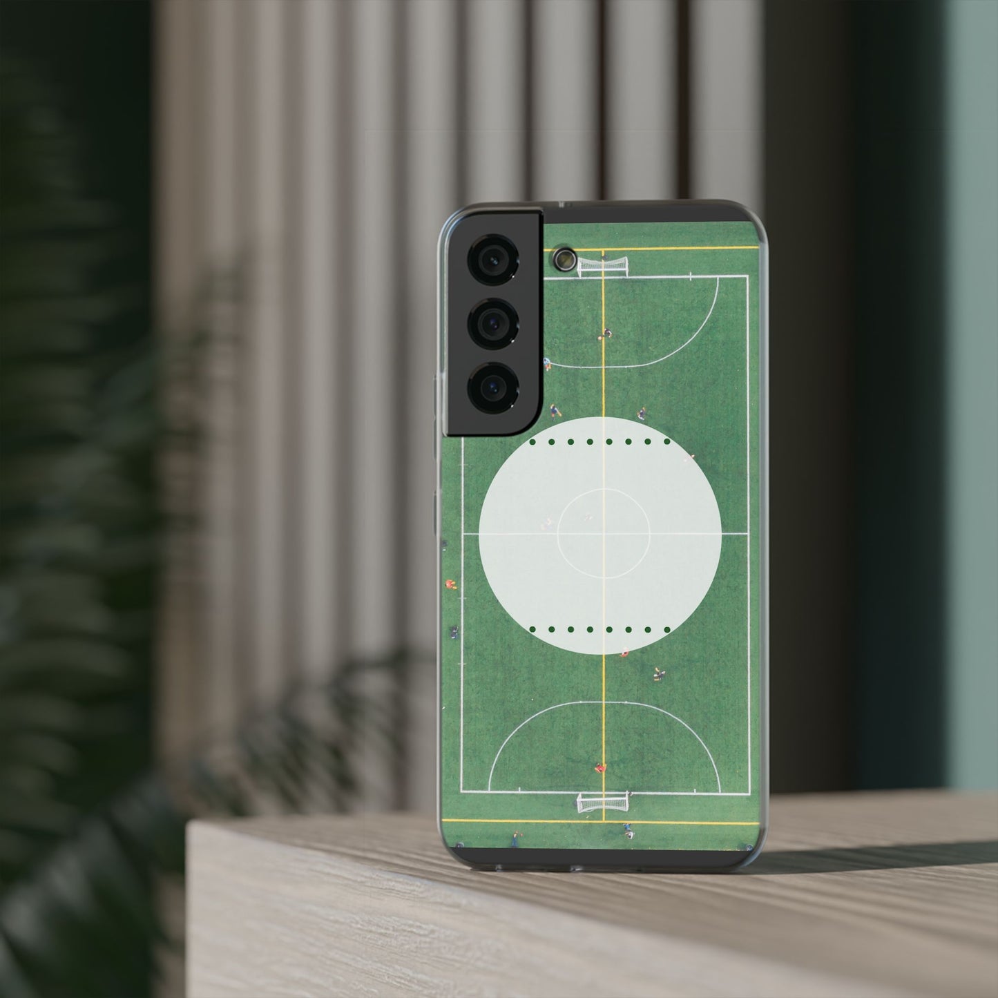 Soccer Field Phone Cases, Sporty Flexi Cases for Sports Lovers, Gift for Athletes, Unique Phone Cover, Perfect for Game Day