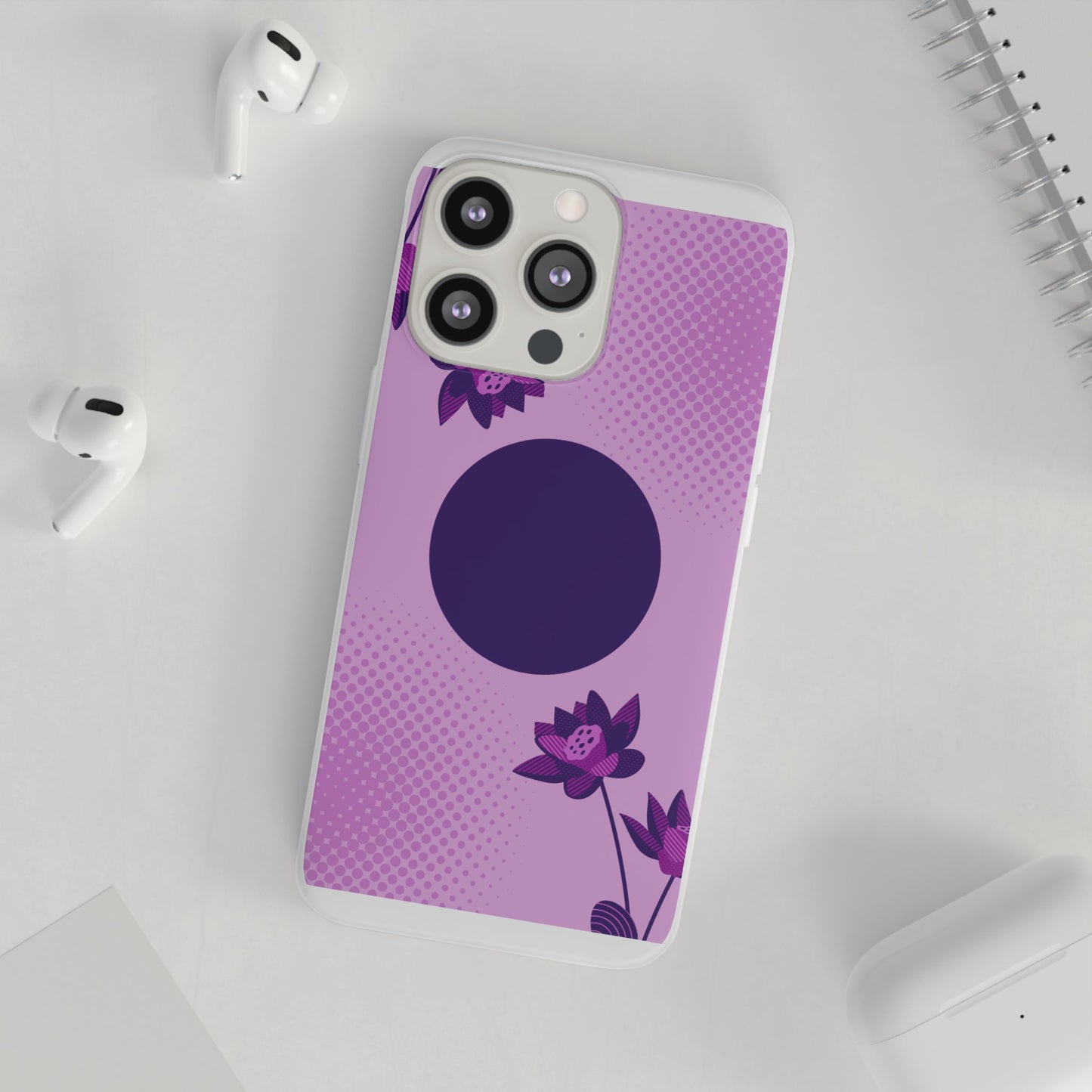 Stylish Floral Flexi Cases for Phone, Cute Phone Cover, Trendy Cell Phone Protection, Gift for Her, Birthday Party Accessory