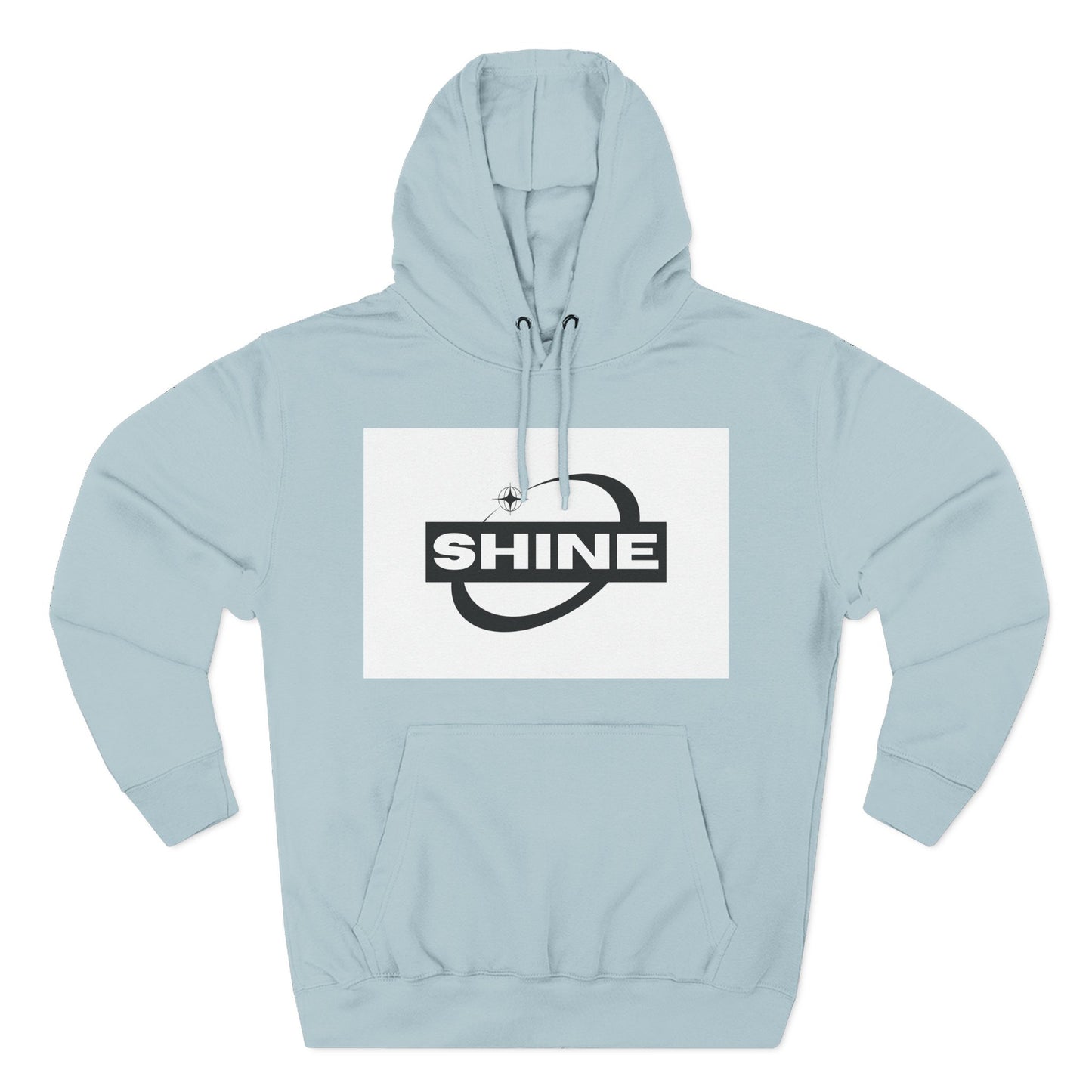 Shine & Aspire Fleece Hoodie - Cozy Sweatshirt for Inspiration, Perfect for Gifts, Winter Wear, Motivational Apparel, Casual Style