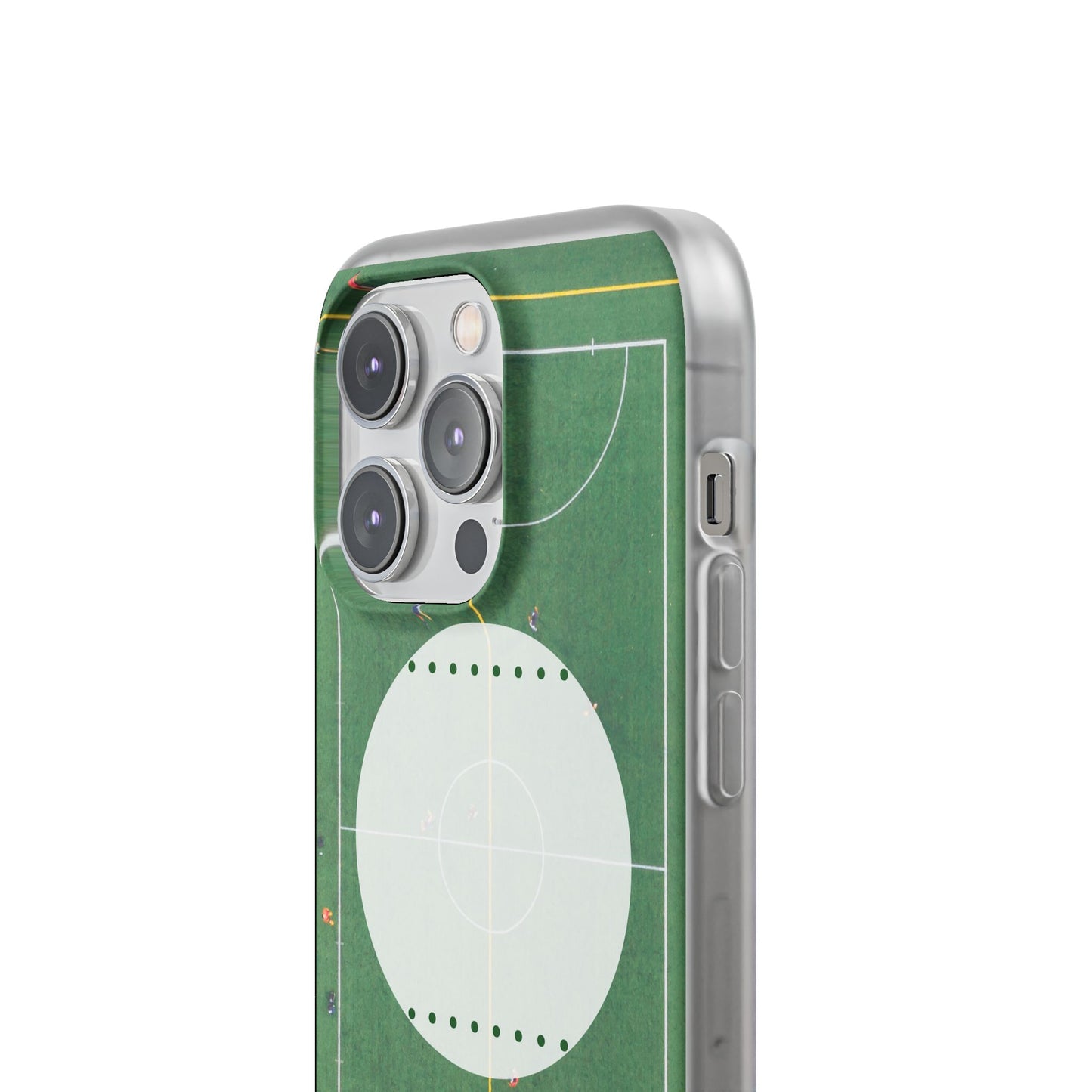 Soccer Field Phone Cases, Sporty Flexi Cases for Sports Lovers, Gift for Athletes, Unique Phone Cover, Perfect for Game Day