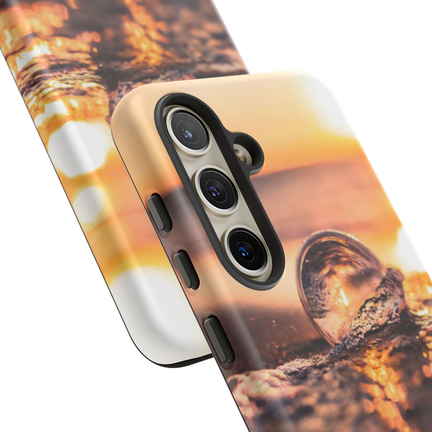 Sunset Bubble Phone Case, Tough Cases, Beach Lover Gift, Summer Vibes, Cell Phone Accessories, Unique Design, Nature Photography
