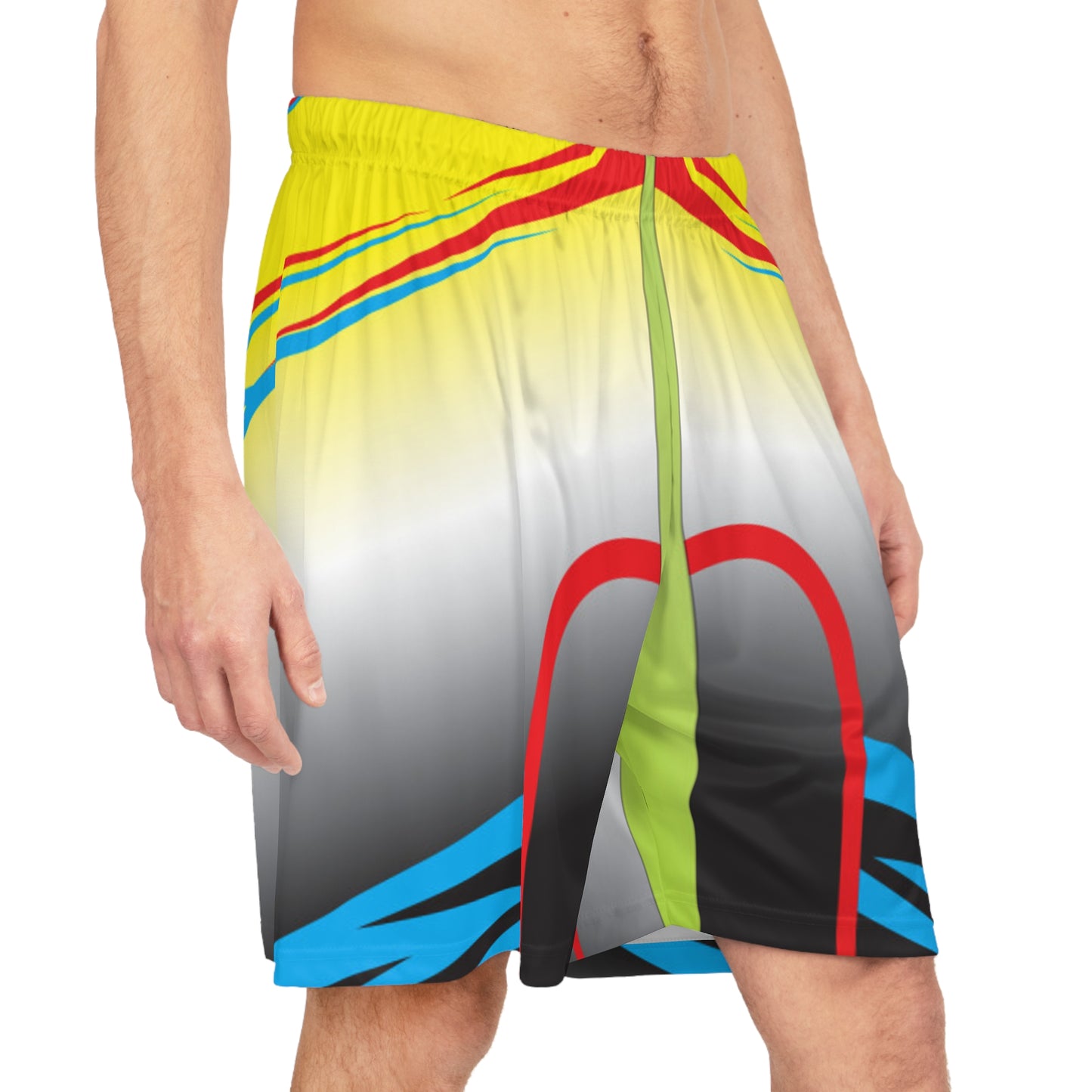 Vibrant Basketball Shorts, Sport Shorts for Athletes, Casual Wear, Fitness Apparel, Summer Sports Gear, Gift for Sports Lovers