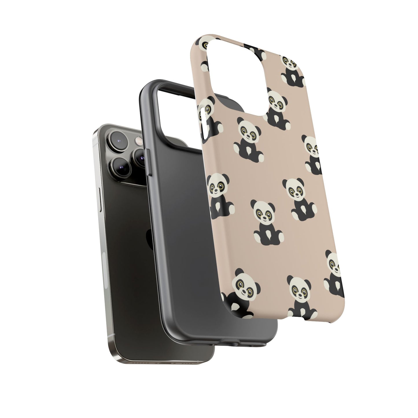 Panda Phone Case, Cute Phone Cover, Animal Print Case, Tough Phone Protector, Gift for Animal Lovers, Kawaii Aesthetic