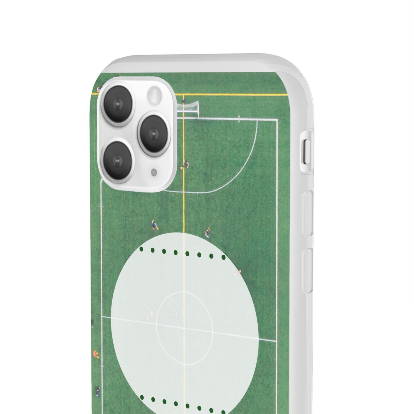 Soccer Field Phone Cases, Sporty Flexi Cases for Sports Lovers, Gift for Athletes, Unique Phone Cover, Perfect for Game Day