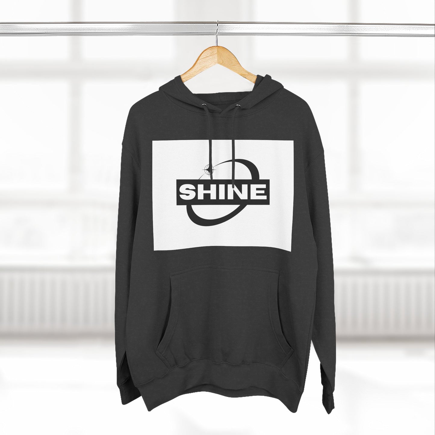 Shine & Aspire Fleece Hoodie - Cozy Sweatshirt for Inspiration, Perfect for Gifts, Winter Wear, Motivational Apparel, Casual Style