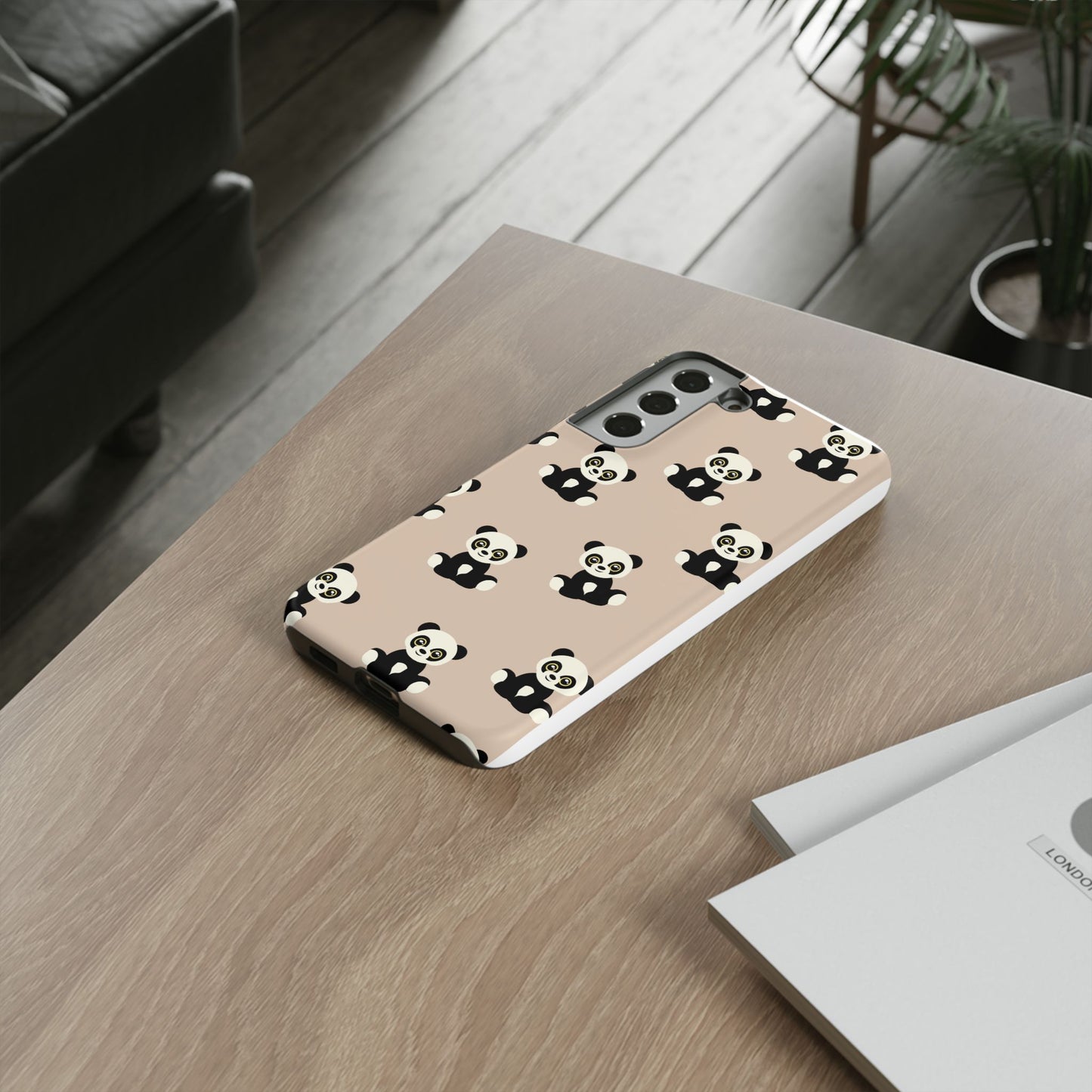 Panda Phone Case, Cute Phone Cover, Animal Print Case, Tough Phone Protector, Gift for Animal Lovers, Kawaii Aesthetic