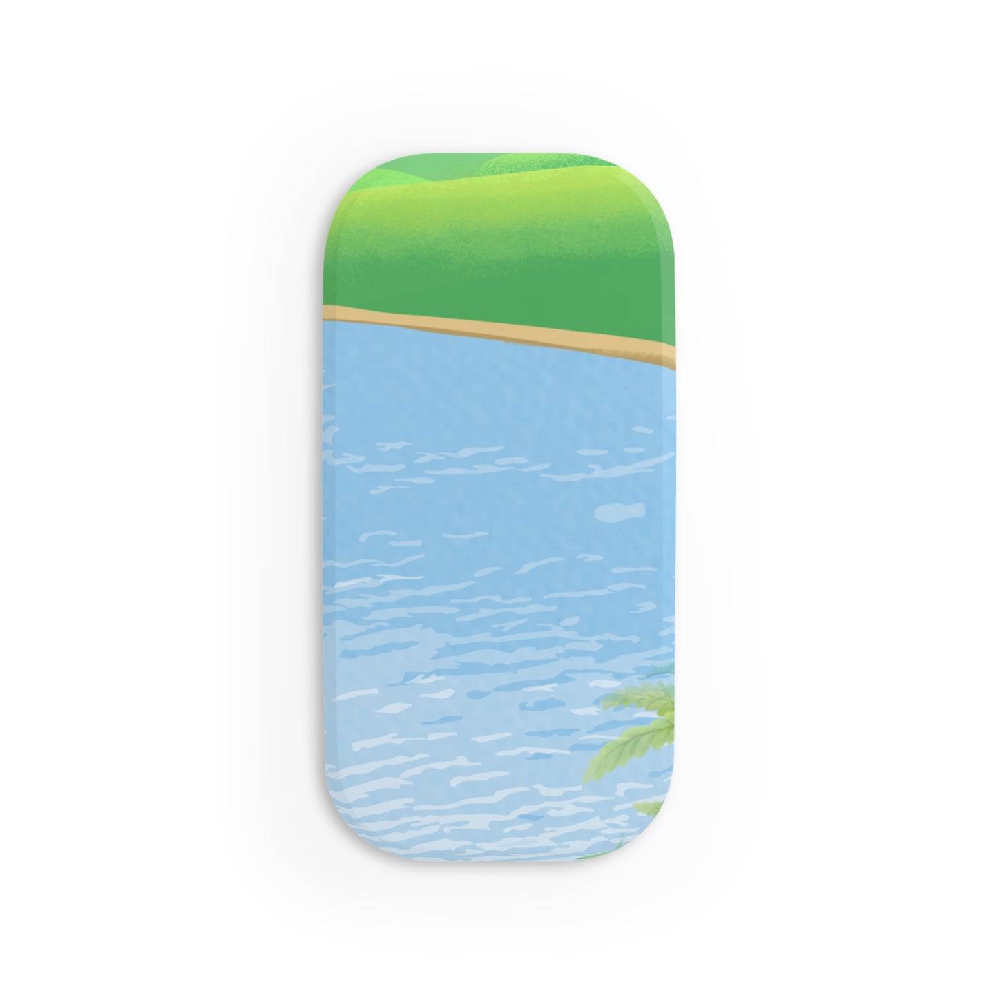 Tropical Phone Grip, Cute Phone Stand, Beach Vibe Accessory, Gift for Friends, Summer Essentials, Travel Friendly, Gadget Holder