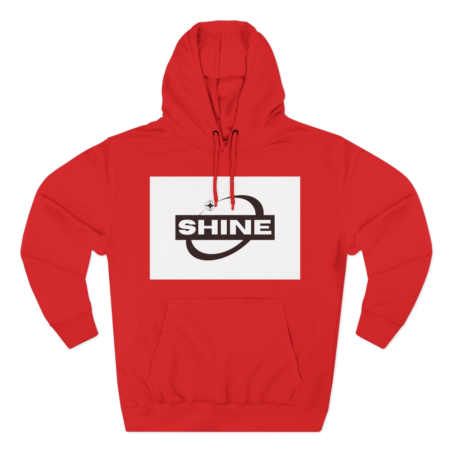 Shine & Aspire Fleece Hoodie - Cozy Sweatshirt for Inspiration, Perfect for Gifts, Winter Wear, Motivational Apparel, Casual Style