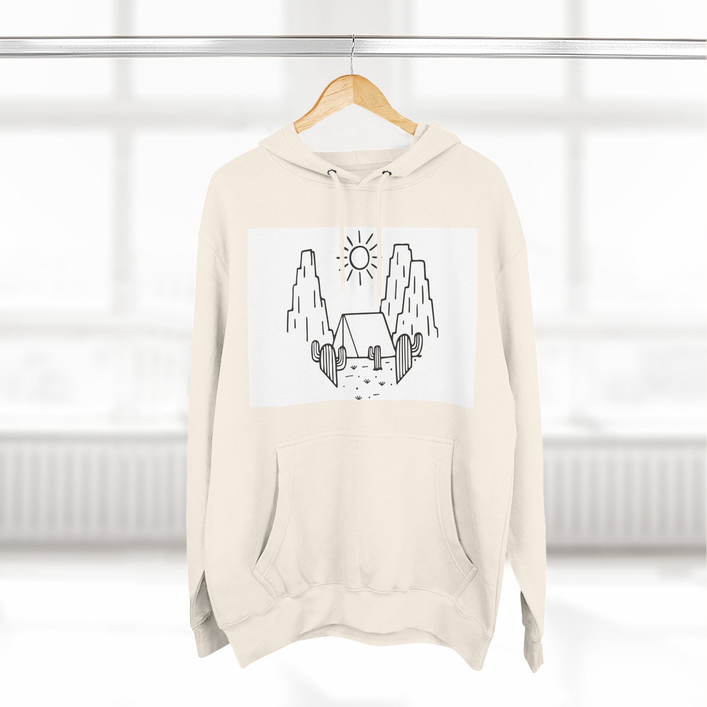 Cozy Adventure Hoodie, Graphic Fleece Pullover, Outdoor Fun Apparel, Gift for Nature Lovers, Travel Companion