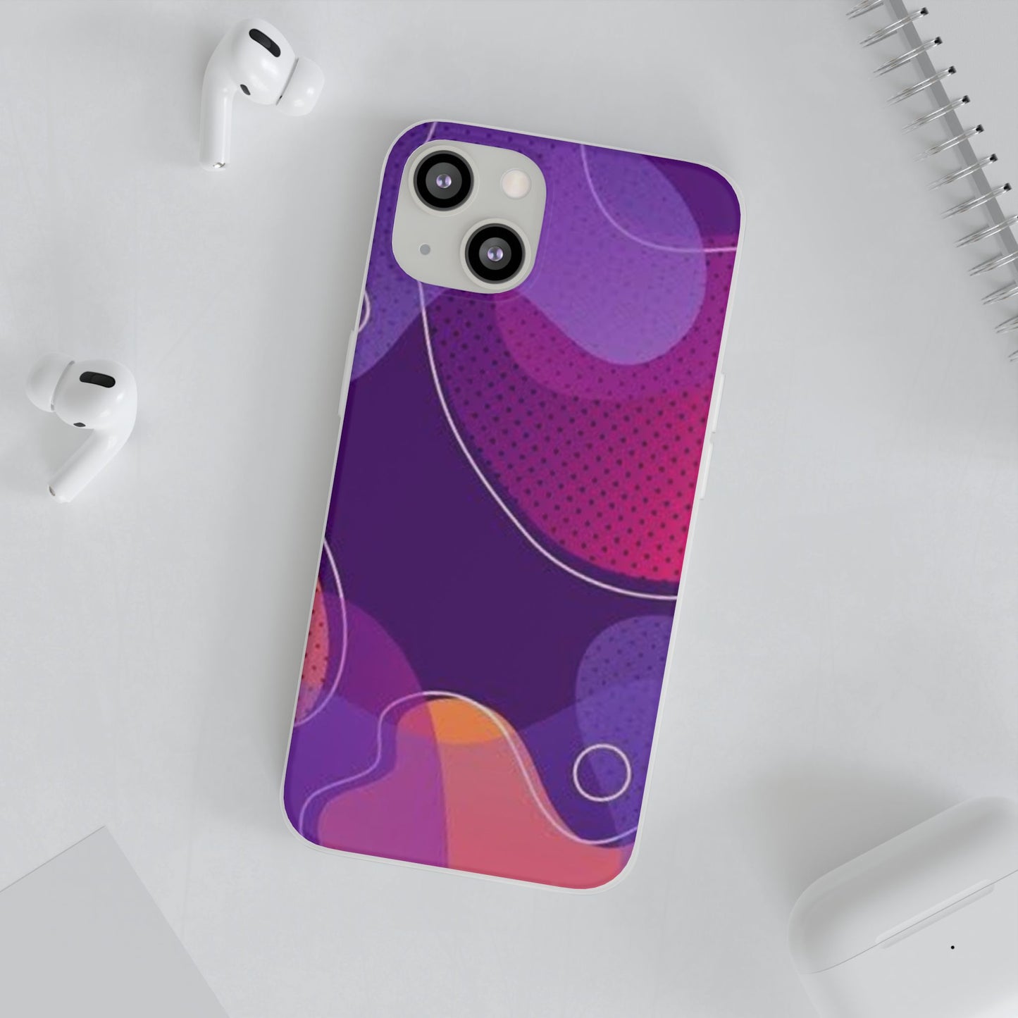 Colorful Abstract Phone Case, Trendy Smartphone Cover, Vibrant Phone Accessory, Gift for Her, Modern Trendy Design