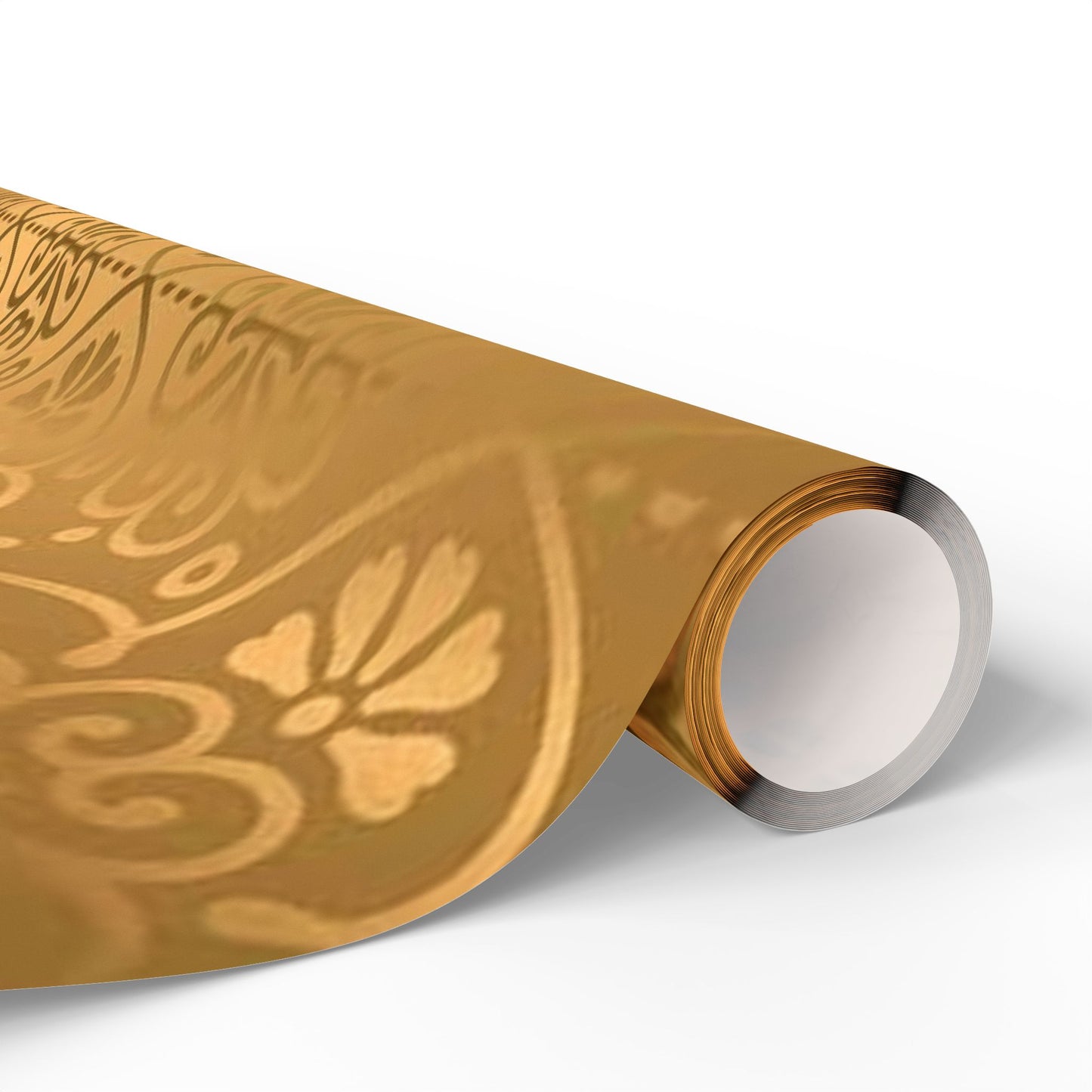 Gold Elegant Wrapping Paper, Gift Wrap for All Occasions, Gold Foil Striped Design, Birthday, Wedding, Christmas, Holiday Gifts