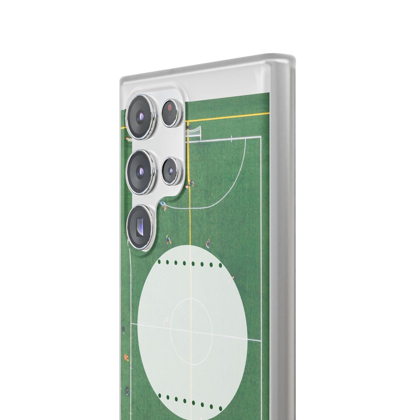 Soccer Field Phone Cases, Sporty Flexi Cases for Sports Lovers, Gift for Athletes, Unique Phone Cover, Perfect for Game Day