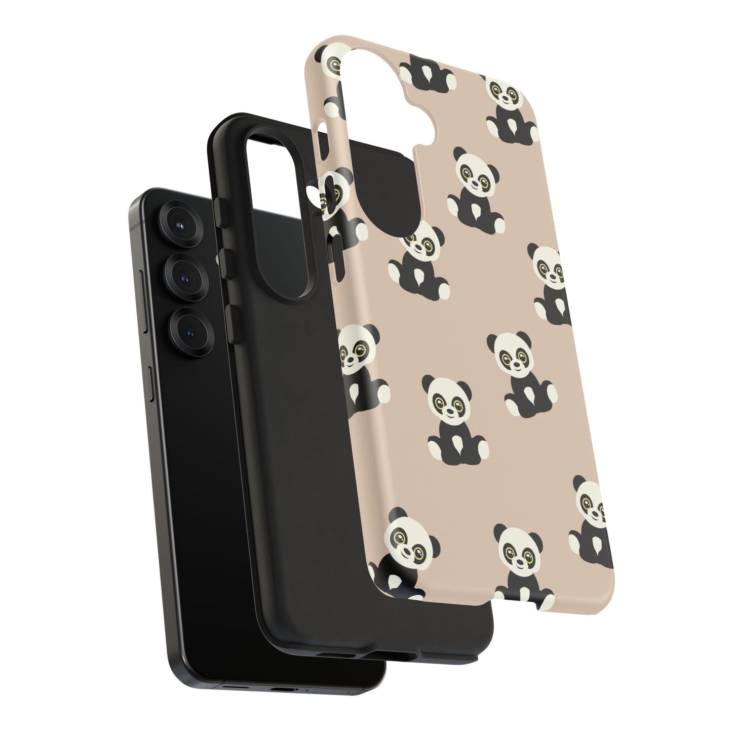 Panda Phone Case, Cute Phone Cover, Animal Print Case, Tough Phone Protector, Gift for Animal Lovers, Kawaii Aesthetic