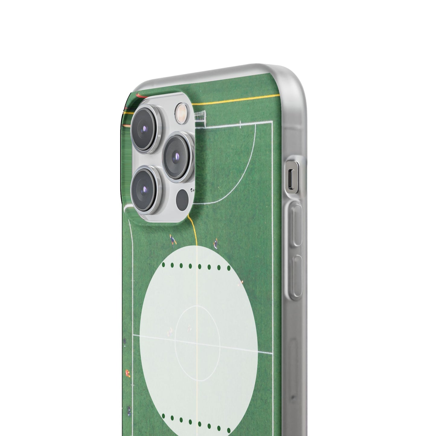 Soccer Field Phone Cases, Sporty Flexi Cases for Sports Lovers, Gift for Athletes, Unique Phone Cover, Perfect for Game Day