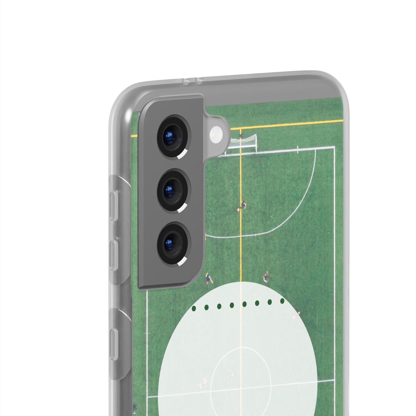 Soccer Field Phone Cases, Sporty Flexi Cases for Sports Lovers, Gift for Athletes, Unique Phone Cover, Perfect for Game Day