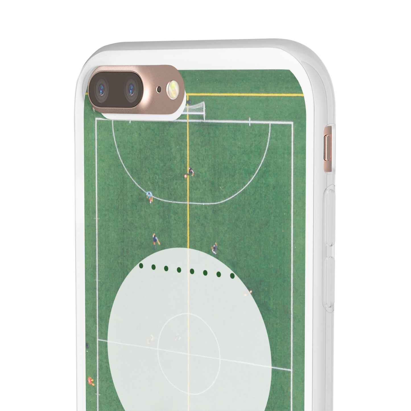 Soccer Field Phone Cases, Sporty Flexi Cases for Sports Lovers, Gift for Athletes, Unique Phone Cover, Perfect for Game Day