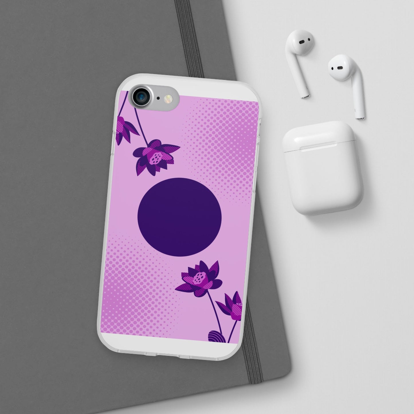 Stylish Floral Flexi Cases for Phone, Cute Phone Cover, Trendy Cell Phone Protection, Gift for Her, Birthday Party Accessory