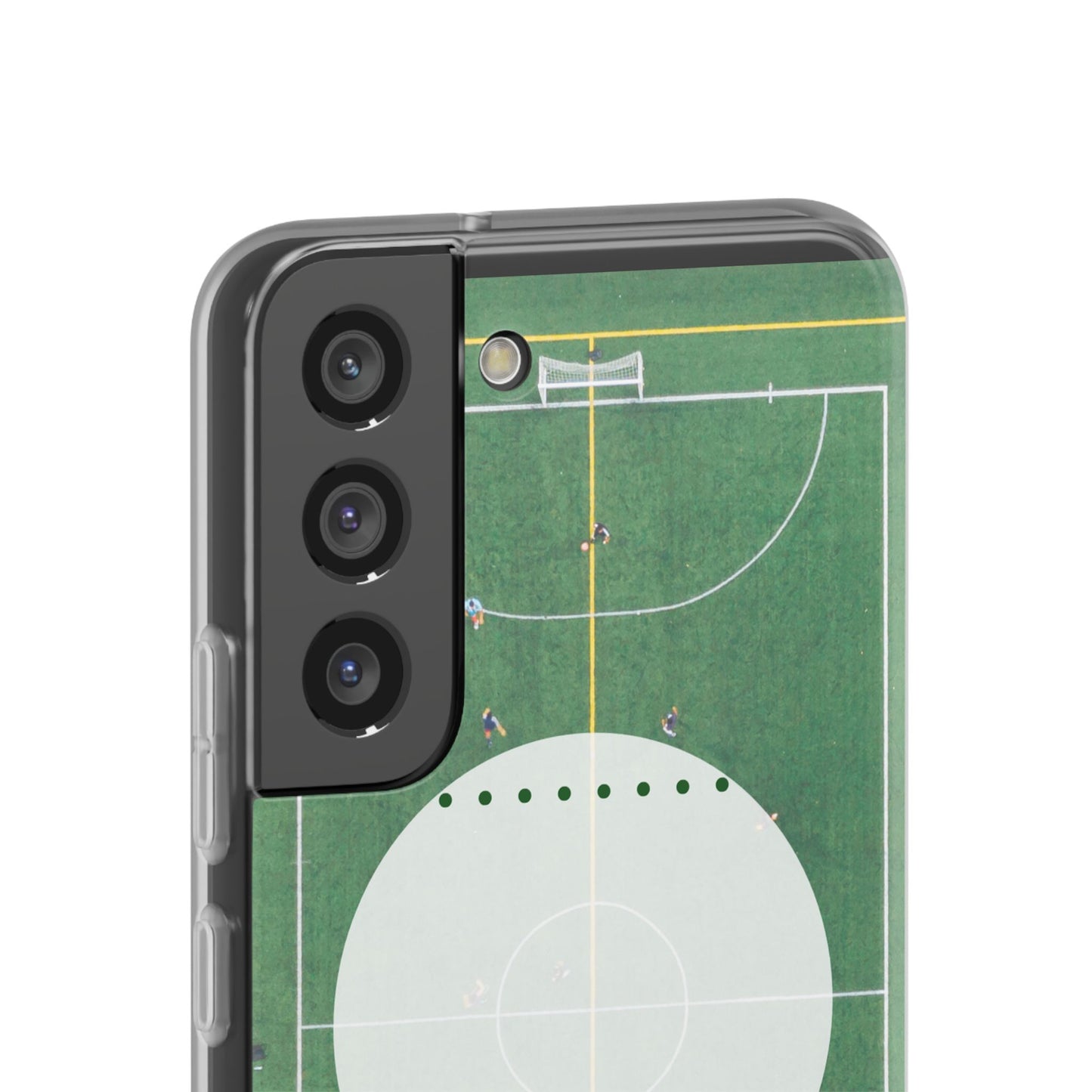 Soccer Field Phone Cases, Sporty Flexi Cases for Sports Lovers, Gift for Athletes, Unique Phone Cover, Perfect for Game Day