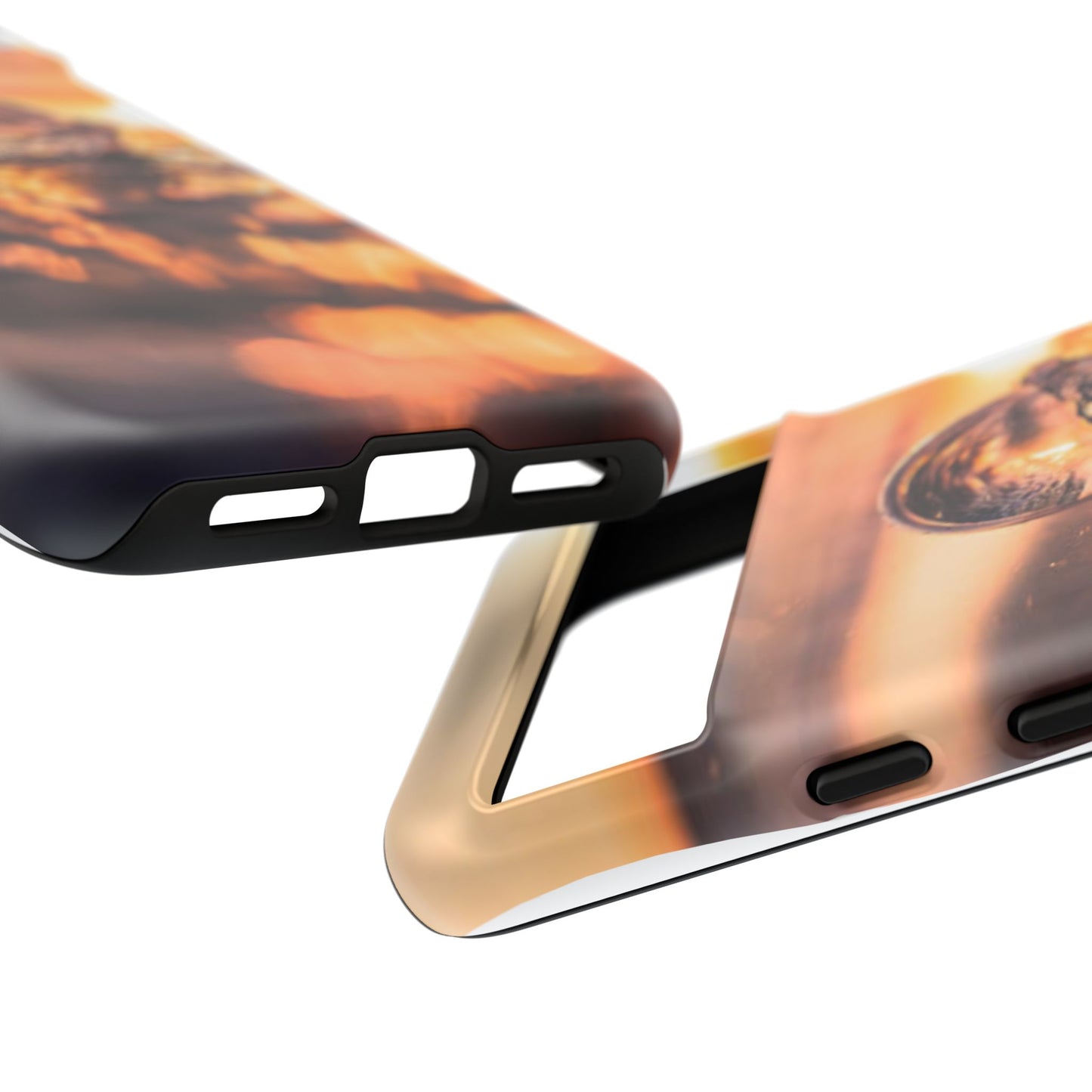 Sunset Bubble Phone Case, Tough Cases, Beach Lover Gift, Summer Vibes, Cell Phone Accessories, Unique Design, Nature Photography