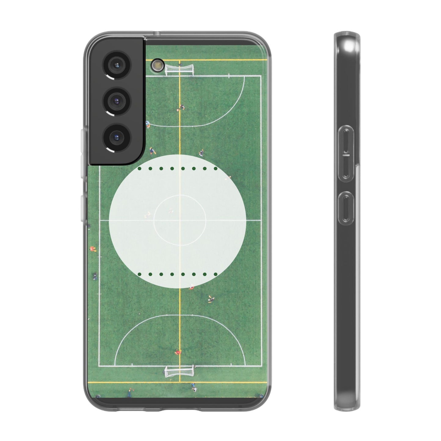 Soccer Field Phone Cases, Sporty Flexi Cases for Sports Lovers, Gift for Athletes, Unique Phone Cover, Perfect for Game Day