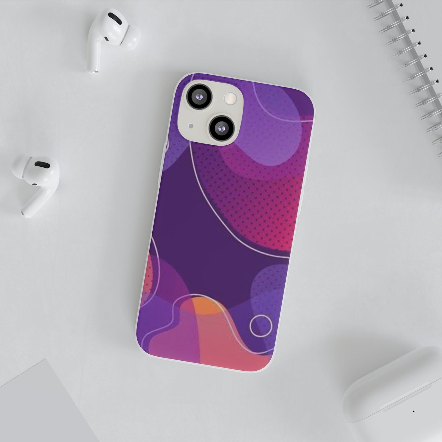 Colorful Abstract Phone Case, Trendy Smartphone Cover, Vibrant Phone Accessory, Gift for Her, Modern Trendy Design