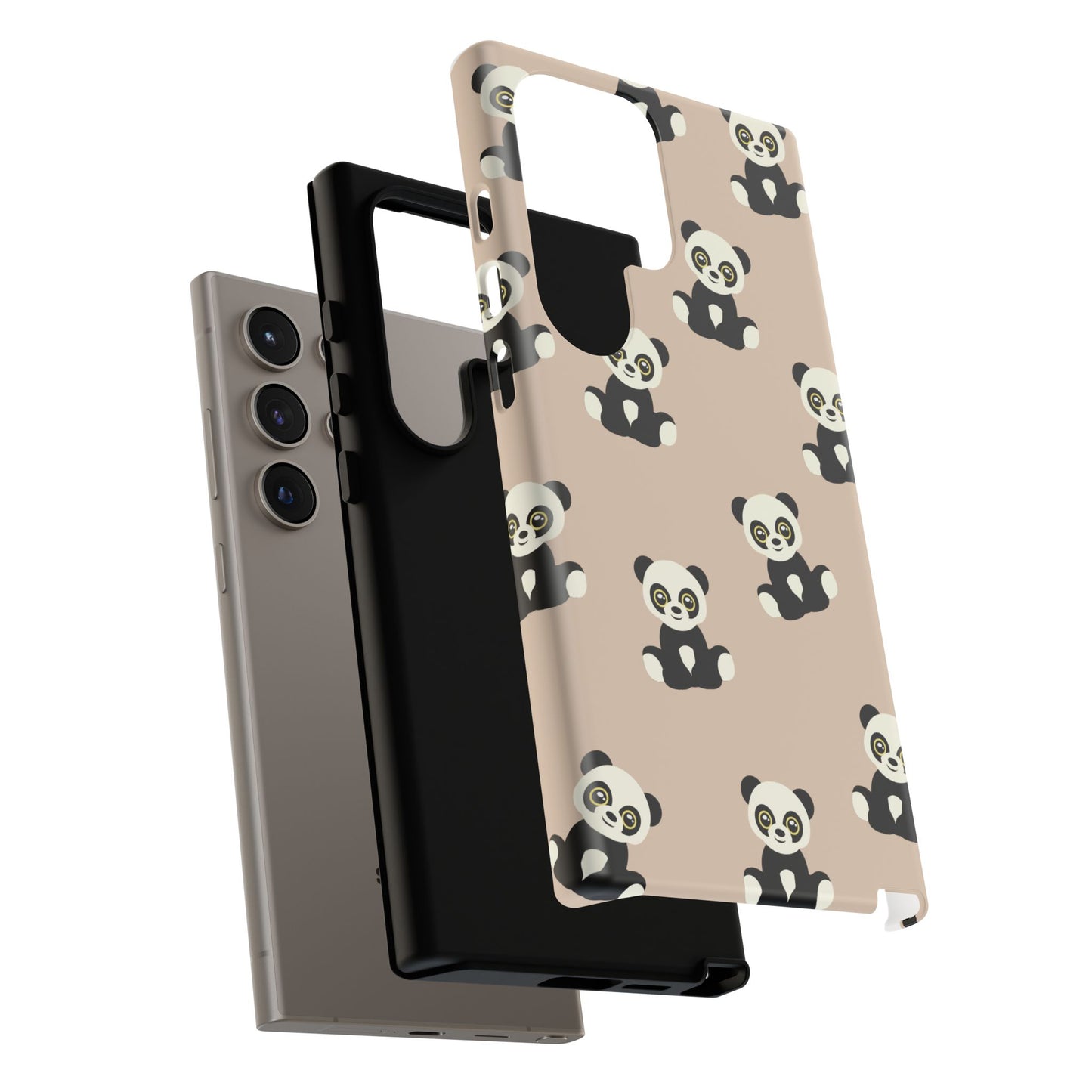 Panda Phone Case, Cute Phone Cover, Animal Print Case, Tough Phone Protector, Gift for Animal Lovers, Kawaii Aesthetic