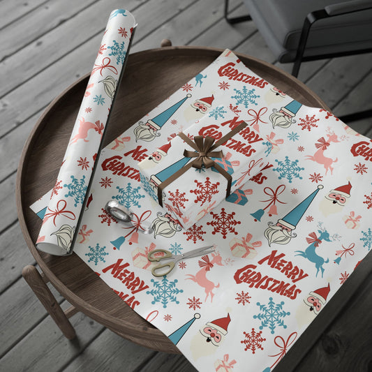 Christmas Whimsical Gift Wrapping Paper - Perfect for Birthdays, Holidays, and Special Occasions - Cute Designs for Presents, Crafts, Decor