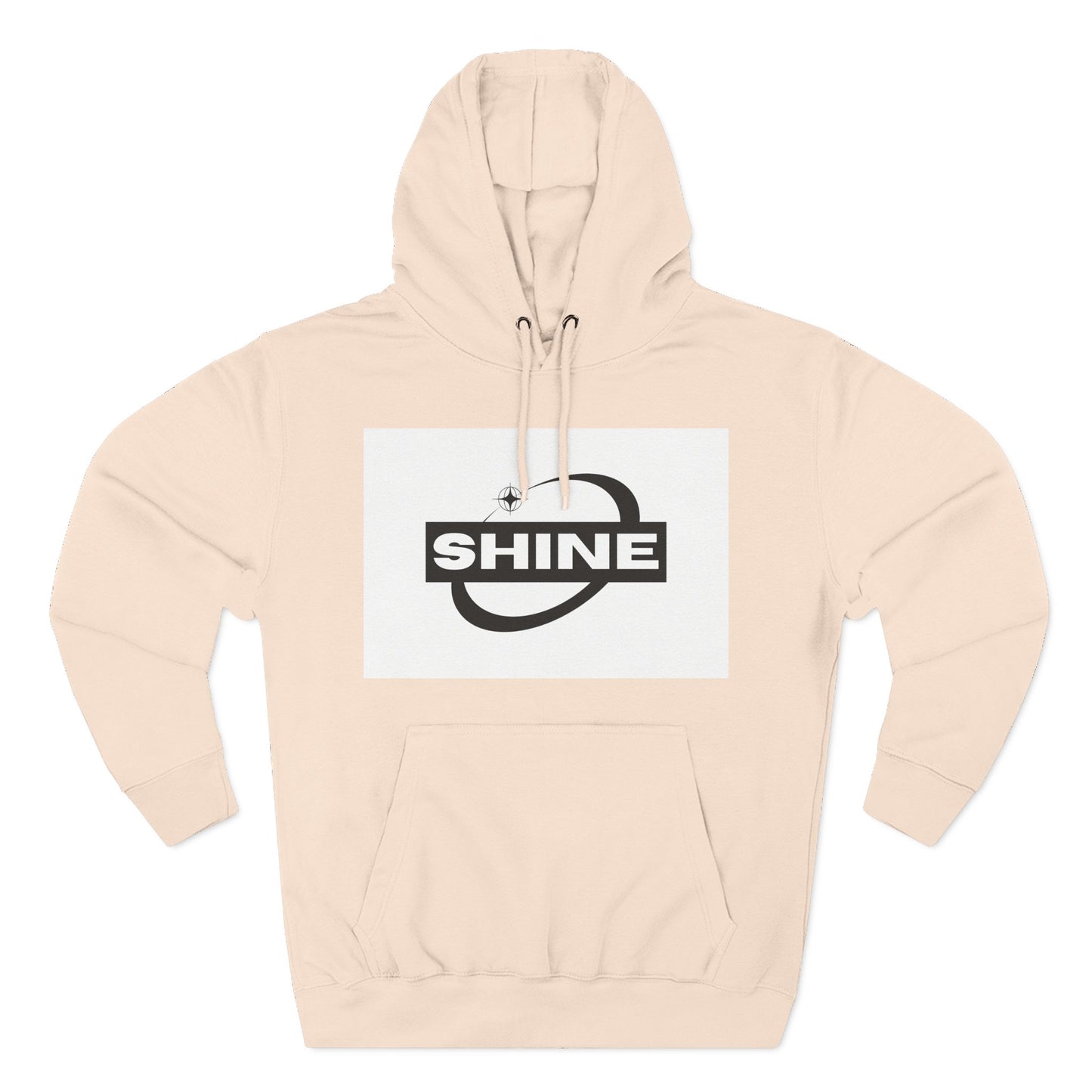 Shine & Aspire Fleece Hoodie - Cozy Sweatshirt for Inspiration, Perfect for Gifts, Winter Wear, Motivational Apparel, Casual Style