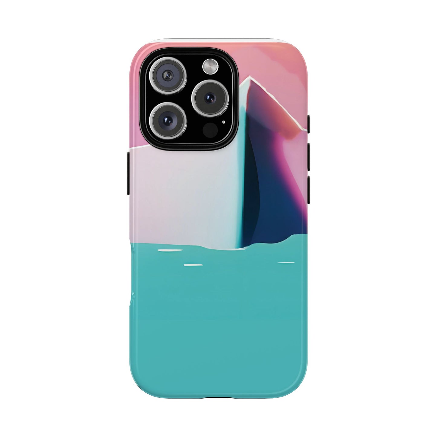 Trendy Phone Case - Abstract Iceberg Design, Phone Cover, Gift for Her, Unique Tech Accessory, Cool Aesthetic
