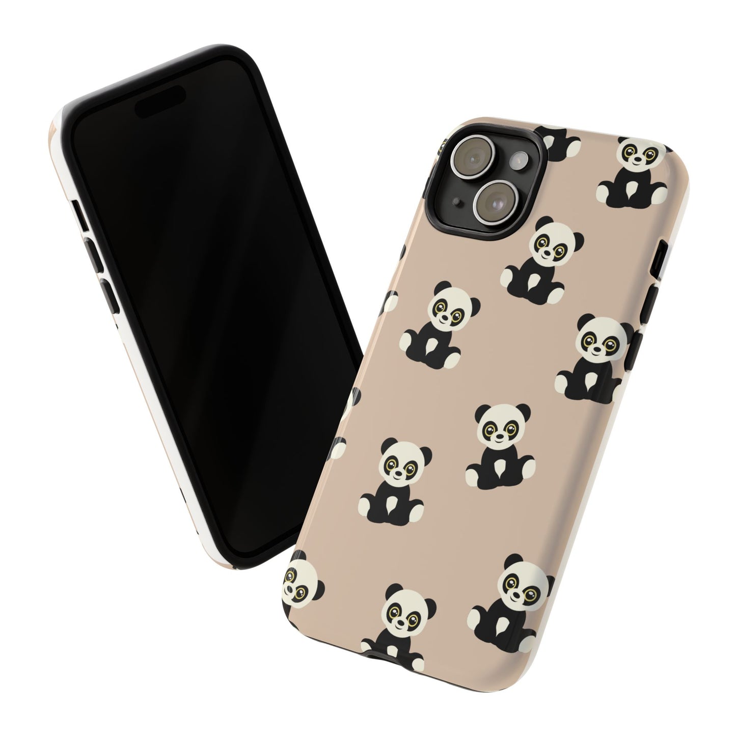 Panda Phone Case, Cute Phone Cover, Animal Print Case, Tough Phone Protector, Gift for Animal Lovers, Kawaii Aesthetic