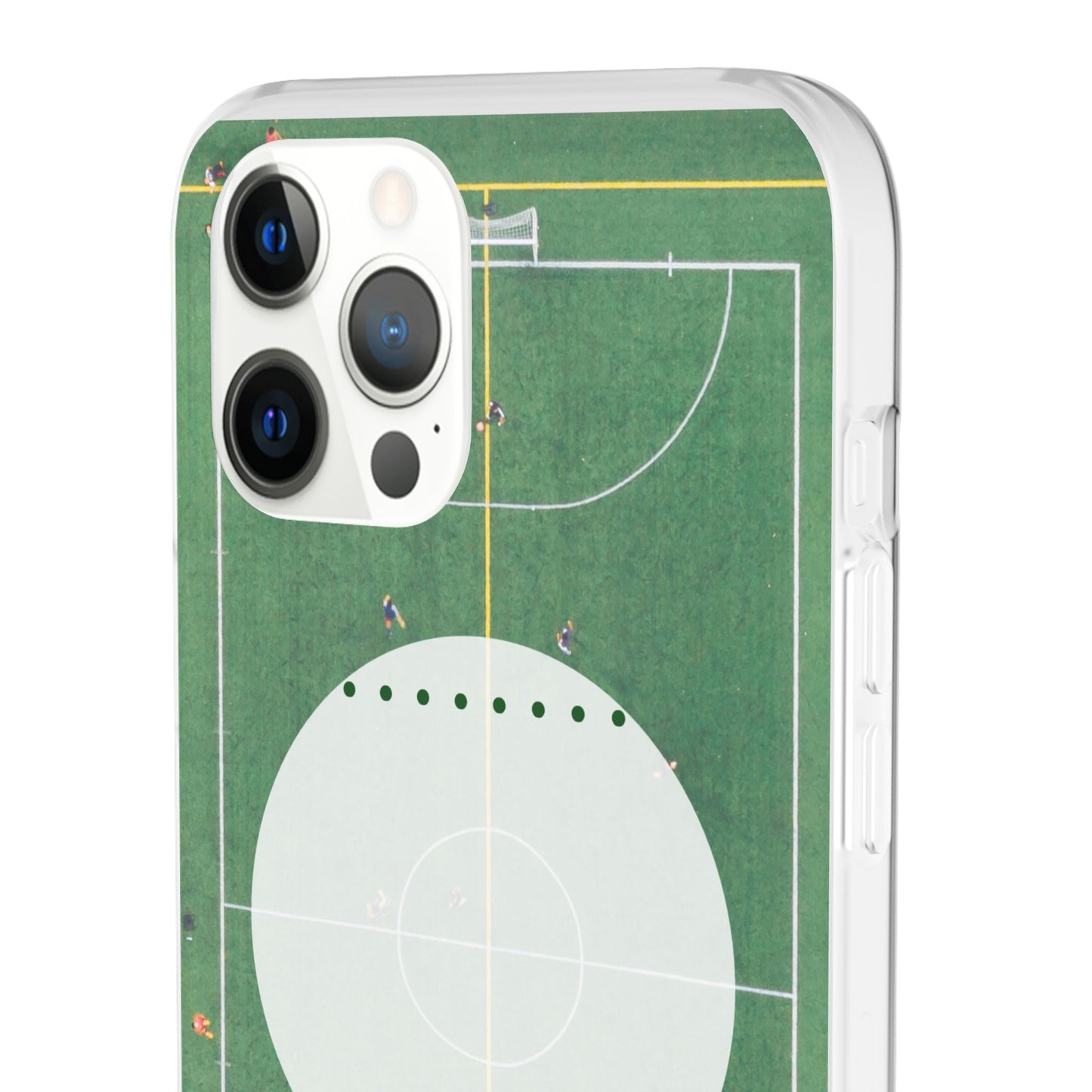 Soccer Field Phone Cases, Sporty Flexi Cases for Sports Lovers, Gift for Athletes, Unique Phone Cover, Perfect for Game Day