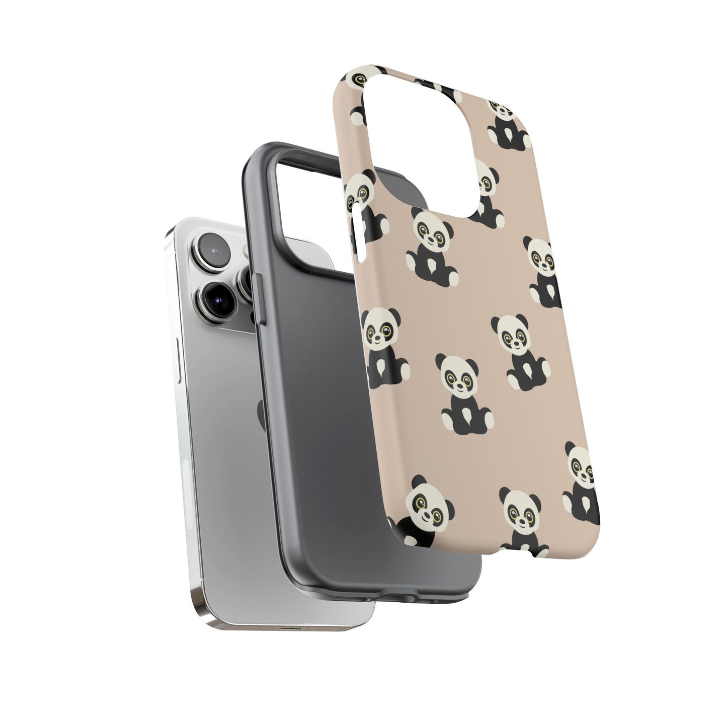 Panda Phone Case, Cute Phone Cover, Animal Print Case, Tough Phone Protector, Gift for Animal Lovers, Kawaii Aesthetic